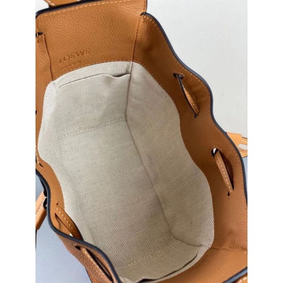 Miglior Falso Loewe Mini Hammock Drawstring Borsa Brown Economiche Premium