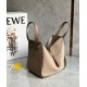 Replica perfetta Loewe Compact Borsa Hammock vitello grana sabbia Imitazione Outlet Online