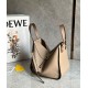 Replica perfetta Loewe Compact Borsa Hammock vitello grana sabbia Imitazione Outlet Online
