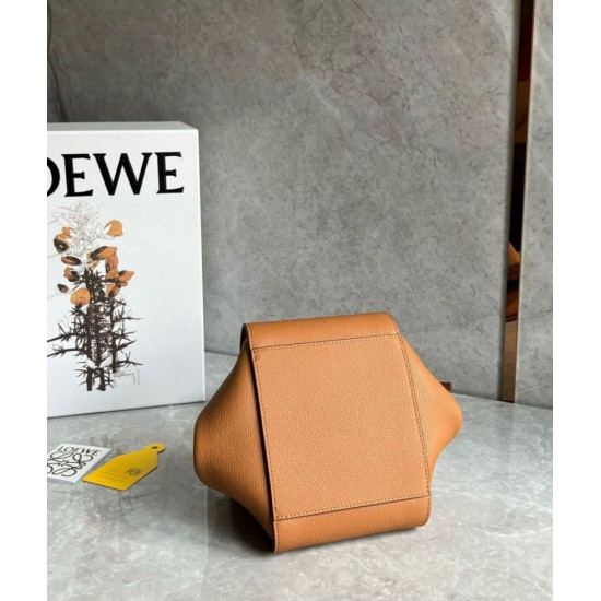 Perfette Qualità Repliche Loewe Compact Hammock Borsa Light Caramel Grained Calfskin Imitazione