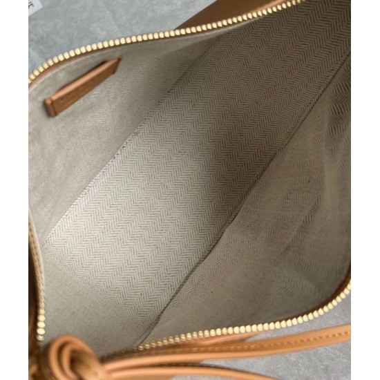 Replica perfetta Loewe Mini Hammock Hobo Borsa Light Brown Vitello Imitazione Outlet Online