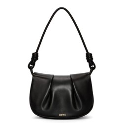 Replica perfetta Loewe Paseo Satchel Borsa Nero Nappa Imitazione Outlet Online