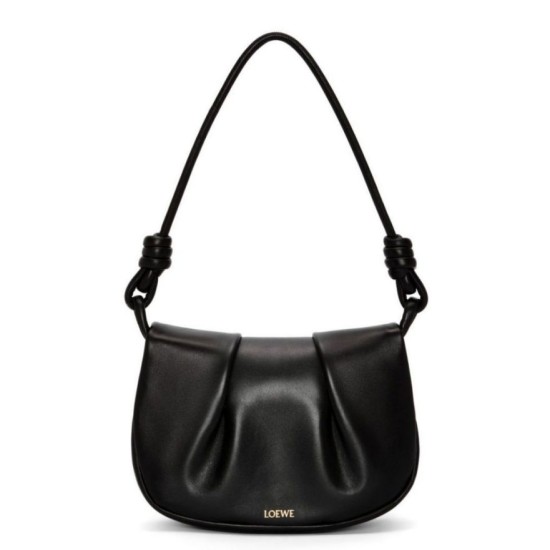 Replica perfetta Loewe Paseo Satchel Borsa Nero Nappa Imitazione Outlet Online