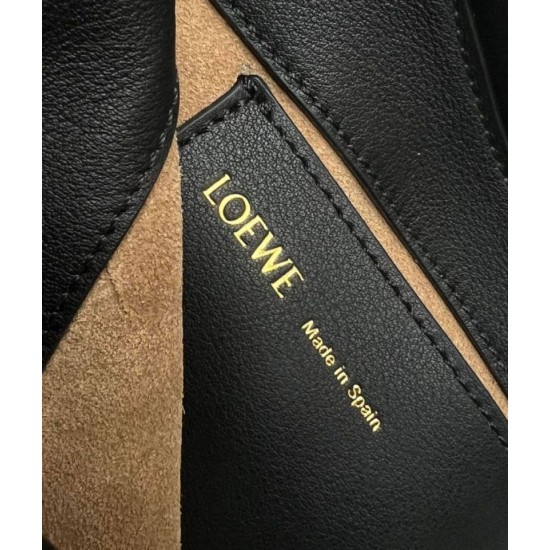 Replica perfetta Loewe Paseo Satchel Borsa Nero Nappa Imitazione Outlet Online