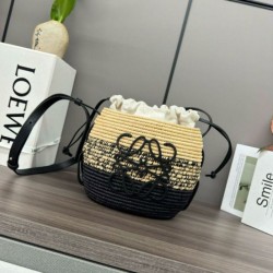 Perfette Qualità Repliche Loewe x Paula's Ibiza Raffia Beehive Degrade Basket Borsa Imitazione