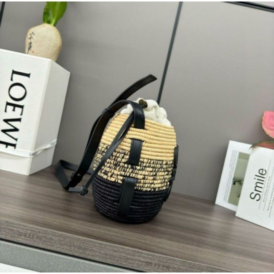 Perfette Qualità Repliche Loewe x Paula's Ibiza Raffia Beehive Degrade Basket Borsa Imitazione