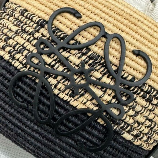 Perfette Qualità Repliche Loewe x Paula's Ibiza Raffia Beehive Degrade Basket Borsa Imitazione