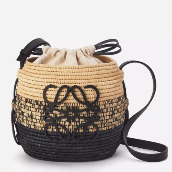 Perfette Qualità Repliche Loewe x Paula's Ibiza Raffia Beehive Degrade Basket Borsa Imitazione