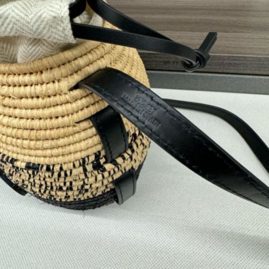 Perfette Qualità Repliche Loewe x Paula's Ibiza Raffia Beehive Degrade Basket Borsa Imitazione