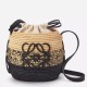 Perfette Qualità Repliche Loewe x Paula's Ibiza Raffia Beehive Degrade Basket Borsa Imitazione