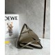 Migliore Repliche Loewe Puzzle Medium Fold Tote Borsa Dark Green Vitello Economiche Outlet Online