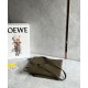 Migliore Repliche Loewe Puzzle Medium Fold Tote Borsa Dark Green Vitello Economiche Outlet Online