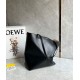 Migliore Repliche Loewe Puzzle Medium Fold Tote Borsa Nero Vitello Economiche Outlet Online