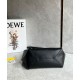 Migliore Repliche Loewe Puzzle Medium Fold Tote Borsa Nero Vitello Economiche Outlet Online