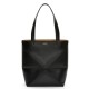 Migliore Repliche Loewe Puzzle Medium Fold Tote Borsa Nero Vitello Economiche Outlet Online