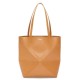 Perfette Qualità Repliche Loewe Grande Puzzle Fold Tote Borsa Tan Calfskin Imitazione