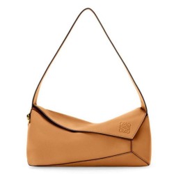 Replica perfetta Loewe Puzzle Hobo Borsa Brown Nappa Calfskin Imitazione Outlet Online