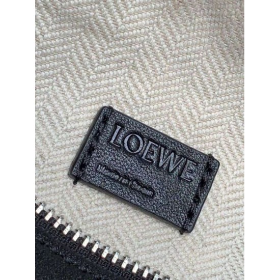 Miglior Falso Loewe Mini Puzzle Borsa Nero Vitello Economiche Premium