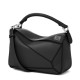 Migliore Repliche Loewe Piccolo Puzzle Borsa Nero Vitello Economiche Outlet Online