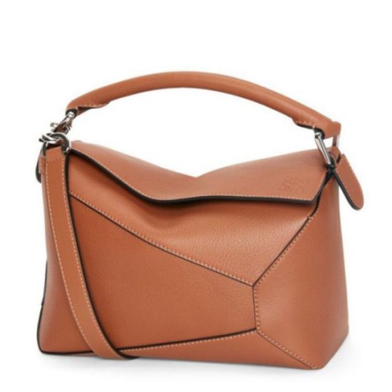 Miglior Falso Loewe Puzzle Piccolo Borsa Tan Classico Vitello Economiche Premium