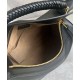 Replica perfetta Loewe Puzzle Piccolo Borsa Nero Vitello con Manico Intrecciato Imitazione Outlet Online