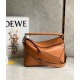 Perfette Qualità Repliche Loewe Puzzle Medium Borsa Brown Classic Calfskin Imitazione