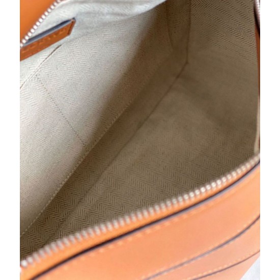Perfette Qualità Repliche Loewe Puzzle Medium Borsa Brown Classic Calfskin Imitazione