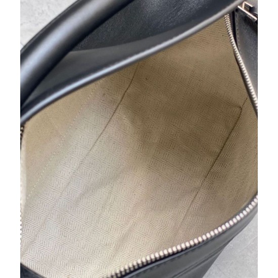 Migliore Repliche Loewe Puzzle Medium Borsa Nero Classico Vitello Economiche Outlet Online