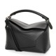 Migliore Repliche Loewe Puzzle Medium Borsa Nero Classico Vitello Economiche Outlet Online