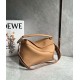 Replica perfetta Loewe Puzzle Medium Borsa Toffee Grained Calfskin Imitazione Outlet Online