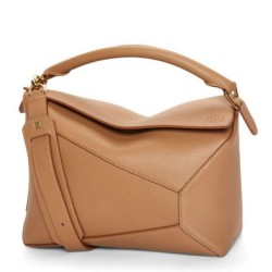Replica perfetta Loewe Puzzle Medium Borsa Toffee Grained Calfskin Imitazione Outlet Online
