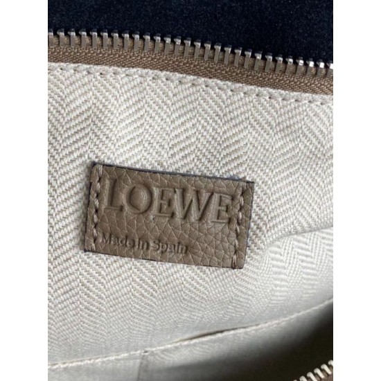 Perfette Qualità Repliche Borsa Puzzle grande Loewe Cachi grana Imitazione
