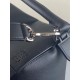 Perfette Qualità Repliche Borsa Puzzle grande Loewe Nera grana Imitazione