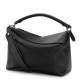 Perfette Qualità Repliche Borsa Puzzle grande Loewe Nera grana Imitazione