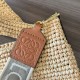 Migliore Repliche Loewe Slit Tote Borsa Raffia e Vitello Economiche Outlet Online
