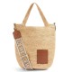 Migliore Repliche Loewe Slit Tote Borsa Raffia e Vitello Economiche Outlet Online