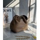 Migliore Repliche Loewe Medium Squeeze Borsa Marrone Nappa Agnello Economiche Outlet Online