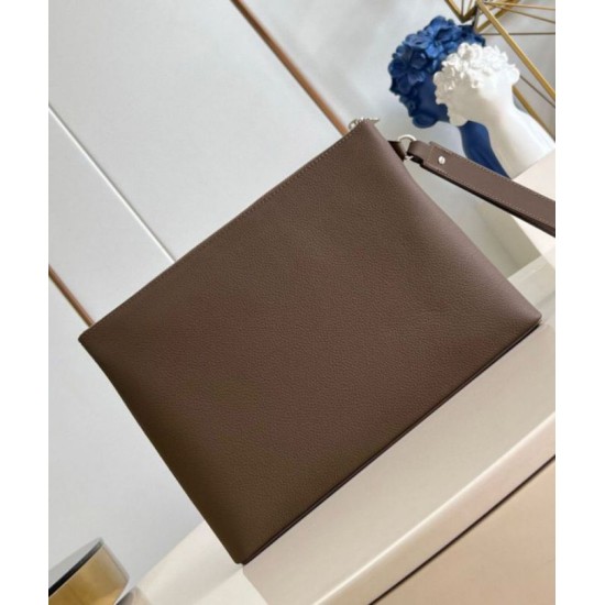 Replica perfetta Louis Vuitton Takeoff Pouch LV Aerogram moka M11485 Imitazione Outlet Online