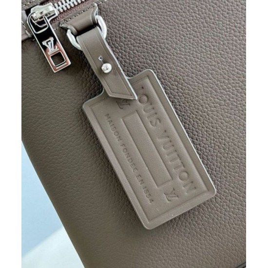 Replica perfetta Louis Vuitton Takeoff Pouch LV Aerogram moka M11485 Imitazione Outlet Online