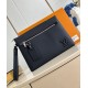 Perfette Qualità Repliche Louis Vuitton Takeoff Pouch LV Aerogram blu navy M11486 Imitazione