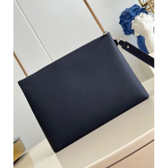 Perfette Qualità Repliche Louis Vuitton Takeoff Pouch LV Aerogram blu navy M11486 Imitazione