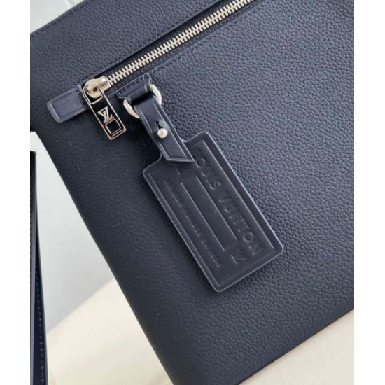 Perfette Qualità Repliche Louis Vuitton Takeoff Pouch LV Aerogram blu navy M11486 Imitazione