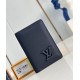 Perfette Qualità Repliche Louis Vuitton Pocket Organizer LV Aerogram blu navy M11489 Imitazione