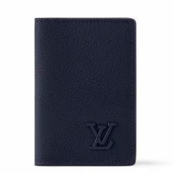 Perfette Qualità Repliche Louis Vuitton Pocket Organizer LV Aerogram blu navy M11489 Imitazione