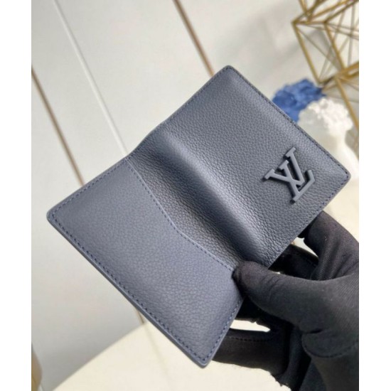 Perfette Qualità Repliche Louis Vuitton Pocket Organizer LV Aerogram blu navy M11489 Imitazione