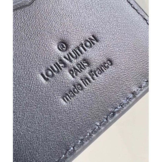 Perfette Qualità Repliche Louis Vuitton Pocket Organizer LV Aerogram blu navy M11489 Imitazione