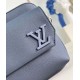 Miglior Falso Borsa a tracolla Louis Vuitton Fastline LV Aerogram blu navy M11600 Economiche Premium
