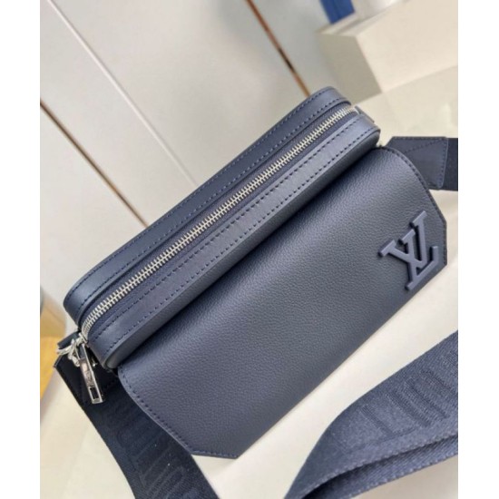 Miglior Falso Borsa a tracolla Louis Vuitton Fastline LV Aerogram blu navy M11600 Economiche Premium