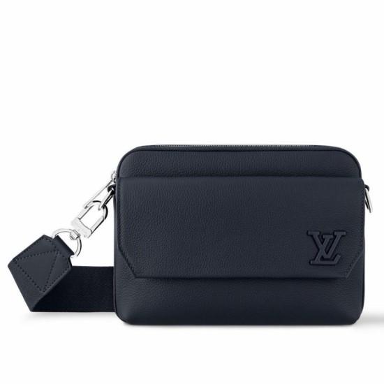 Miglior Falso Borsa a tracolla Louis Vuitton Fastline LV Aerogram blu navy M11600 Economiche Premium