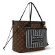 Replica perfetta Louis Vuitton Neverfull Inside Out MM Borsa e monogram M11946 Imitazione Outlet Online